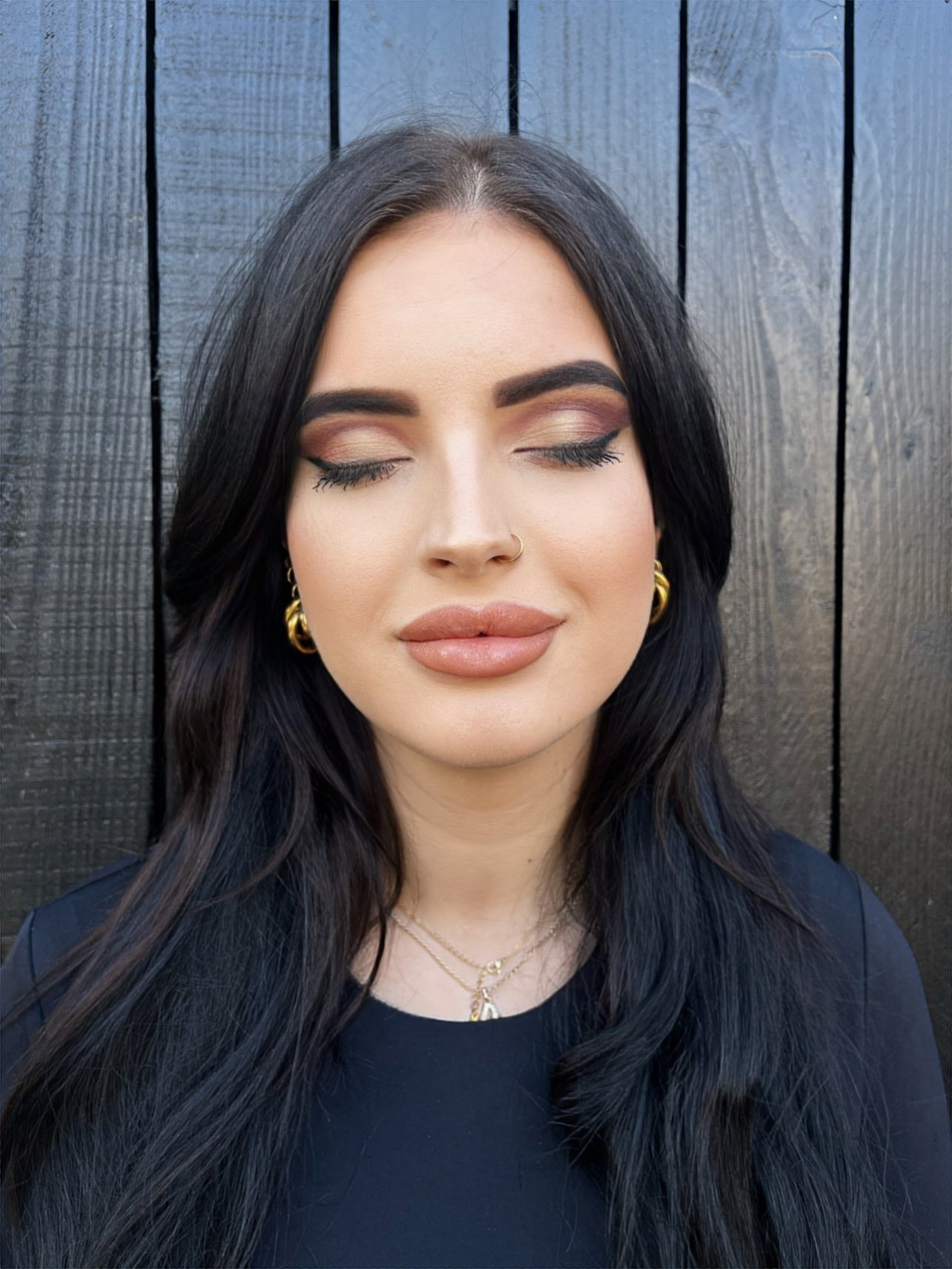 Soft glam make-up met warme oogschaduw